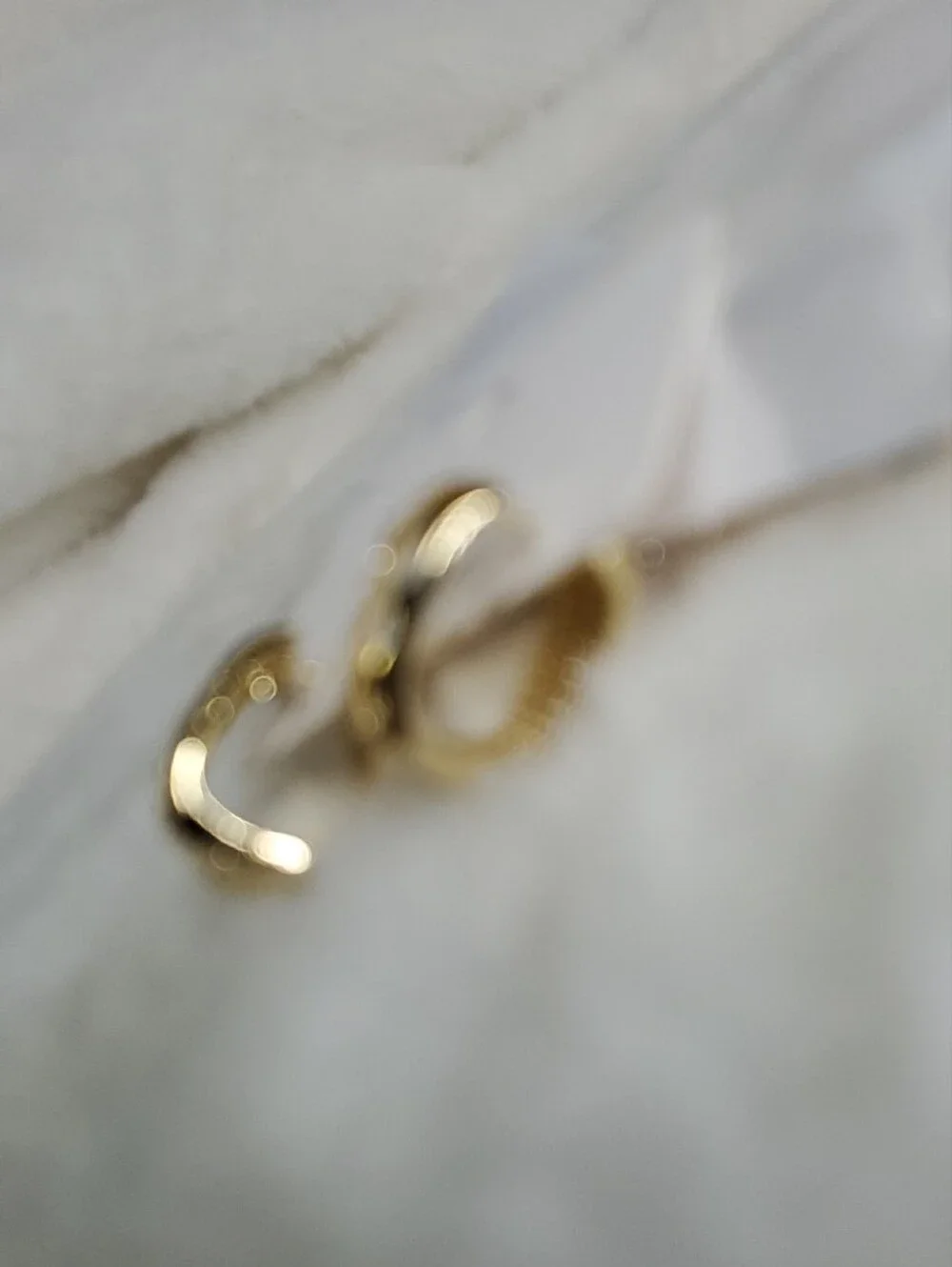 Fashion Jewelry Gold-Tone Pavé Rectangle Clip Hoop Earrings